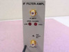 Scientific Atlanta 286426 IF Filter Amplifier — front panel close-up showing IF Input SMA connector, Level Alarms LOW and HIGH LEDs, and ALC Level Set indicator