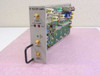 Scientific Atlanta 286426 30MHz IF Filter Amplifier plug-in module — front panel and PCB assembly, three-quarter view showing SMA connectors and board components