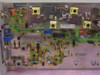 Scientific Atlanta 362272 internal PCB top view — component side showing yellow toroid inductors, ICs including ELDTAC IC, capacitors, trimmers, and label tag 266582