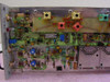 Scientific Atlanta 262200 IF Filter Amplifier PCB top view — populated circuit board with through-hole and SMD components, coax RF interconnects, and shielded filter sections