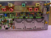 Scientific Atlanta 262200 IF Filter Amplifier PCB reverse side — ASSY 262204 label visible, three shielded filter cans, and card edge connector