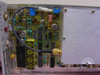 Scientific Atlanta 7550 Wideband Modulator internal PCB top view showing components including Motorola MC1461S1P IC and yellow toroids