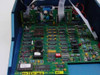 Conner Moon Lander II interior view showing main PCB Assy 04750-002 Rev Level 01 installed in blue chassis with internal power components