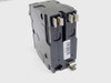 Square D QO220 Circuit Breaker rear view showing dual wire lug terminals and plug-in bus clips