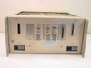 Fairchild SM220 Satellite Modem rear panel showing BNC RF connectors, MOD/DEMOD ports, DB-25 primary input, and AC power inlet