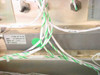 Fairchild SM220 internal close-up of 70 MHz BP Filter module Assy 01-CDC0140-X01 with BNC OUTPUT connector and wiring