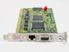 Madge 152-047-07S Smart 16/4 AT Plus Ringnode ISA card — front angle showing bracket with RJ-45 and DB-9 ports and CE marking