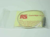 RS Components cartridge heater still sealed in bag showing product information card with general description text
