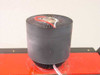 Thomson TH2485B klystron tube – top view of large cylindrical permanent magnet assembly with finned heat-dissipation ribs and red/white wiring at top
