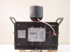 Thomson TH2485B Ku-Band klystron tube – top/front view showing Thomson Tubes Electroniques control panel with UNLOCK/LOCK and TUNE controls, LED channel indicators, and terminal block wiring