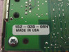 Madge 152-035-08N part number label closeup reading '152-035-08N MADE IN USA' on PCB