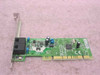 eMachines KB5815 Conexant PCI fax modem card – angled view showing PCB layout, components, and RJ-11 bracket