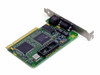 Madge 151-100-04N Smart 16/4 PCI Ringnode Token Ring Card – reverse angled view showing PCI edge connector, board layout, and secondary chips