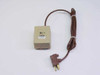 Basler Electric A1009-001 24VAC 10VA control transformer – full unit view showing beige enclosure and brown power cord with NEMA plug adapter