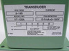 Flex-Core VT-120A data label showing model VT-120A, voltage range 0-150, calibration 0-1mA=0-150V, AC Input terminals 1-4, 115 VAC instrument power note, and Flexcore Div. Morlan & Associates manufacturer information