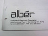 Alber brand logo and company information — A Division of Daytronic Corporation, Miamisburg OH, inside cover