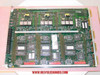 MultiTech MT1432MR modem module board top-down view showing three modem chipset sections and memory ICs across the PCB