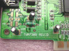 Close-up of TWN7389 Rev D board marking on Trident TGUI9400-3 PCI video card PCB