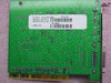Creative Labs CT5803 PCB back label showing Assy No. 02 Rev B, Audio PCI 9939, Assembled in USA