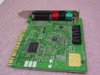 Creative Labs CT5803 PCI sound card rear PCB view showing ES1373 main chip and IDE header connectors
