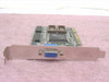 Cirrus Logic 8260B/V6 PCI VGA video card — front view showing DB15 VGA output connector and PCI bracket