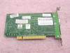 Compaq 273761-001 PCI video card – full board rear view showing PCI edge connector and label set