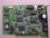 Davicom V1456VQH-X modem card — close-up of component side showing Marvell/Atmel ICs marked M4-5H and ISSI memory chips, PCB revision markings