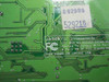 Jaton 6R5DR23 – close-up of PCB rear with FCC ID MORO2C56ISA and FCC Reg No. 5CCUSA-25346-M5 label
