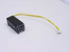 TBA 2800 IR receiver housing assembled with yellow wire harness connector – front view