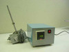Athena temperature controller with digital LED display reading 328 and platinum resistance RTD immersion sensor with probe – front view