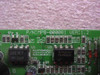 ESS MPB-000081 modem card – close-up of PCB showing P/N MPB-000081 VER:1.2 silkscreen, LM386 op-amp, and TL062CP op-amp