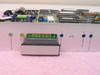 Baldor ASR BTS10 servo board – front panel detail showing Protection Enable, U Limit, Current Limit, F1, Peak Current, Velocity Loop Gain indicators and gold-pin connector