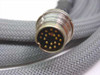 Close-up of FSI D231229000 female circular connector showing gold-pin multi-pin contact face