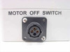 Palomar Products Microweld Control Relay Unit – close-up of Motor Off Switch 4-pin circular connector port