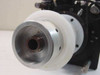 Mycom BRA85-10 white hub and shaft end close-up showing coupling interface and bearing surface