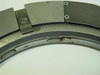 Side edge close-up of ring stage inner race showing surface rust and wear on the rotating interface
