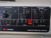 GenRad 2501-3002 LM-2 front panel lower section showing Spectrum Display, Function selector, Monitor/Auxiliary Averaging, Status LEDs, and Control/Test Modification buttons