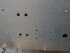 GenRad 2501-3002 ADS/DAS top panel — duplicate view of O.L., VOLT, POS V ADJ, and NEG V ADJ access holes