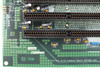 Compaq 247392-001 riser board — close-up of component area showing DIAGRAM NO 005958, 4-3 RISER BD silkscreen, Compaq logo, and 'Replace with Compaq Spare 247392-001' text