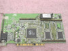 ATI 3D Rage II DVD PCI Video Card 109-40100-00 — top-down view of full PCB showing ATI GPU, memory chips, and PCI edge connector