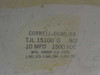 Cornell-Dubilier Oil-filled Capacitor 10.70uF 1.5 kV TJL 15100 G