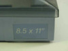 Unbranded Blue Letter Sized Paper Tray 8.5x11 for Vintage Laser Printers