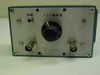 Pomona Electronics F-033 1.25 MHz Band Pass Filter — front panel view showing ON toggle switch, 1.25 MHZ label, tuning knob, and BNC IN/OUT connectors with F-033 designation