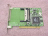 SMC WL11000P PCI PCMCIA adapter card — top view showing green PCB, PCMCIA slot, and PX controller chip