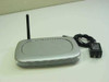 Netgear WGT624 108 Mbps Wireless Firewall Router – front and top view with external antenna and included AC adapter