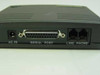 Fax Modem 1414E FB1414E rear panel showing AC IN power jack, DB-25 serial port, and dual RJ-11 LINE and PHONE jacks