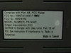 Fax Modem FB1414E bottom label showing FCC No. H8NTAI-20977-MM-E, FCC ID H8N1414E, Model Number FB 1414E, Ringer Equivalence 0.2B, Made in Taiwan