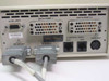 ADC Kentrox 78761 DataSmart T1 Add/Drop — rear panel close-up showing Auxiliary DB-9, Data Port 1 and Data Port 2 V.35 connectors, Control Port DCE/DTE RJ jacks, Network and Terminal RJ-48C jacks, and PWR SUP connector