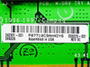 Compaq 242801-001 PCB label closeup showing part number, serial, Rev 0C, and Assembled in USA markings
