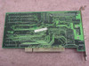Trident TGUI9440 PCI video card – solder side showing PCB traces and VGA bracket port